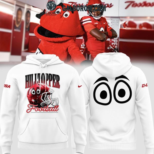 Western Kentucky Hilltoppers Big Red White Version Hoodie T-Shirt