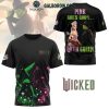 Wicked Pink Goes Good With Green Colorful Version Hoodie T-Shirt