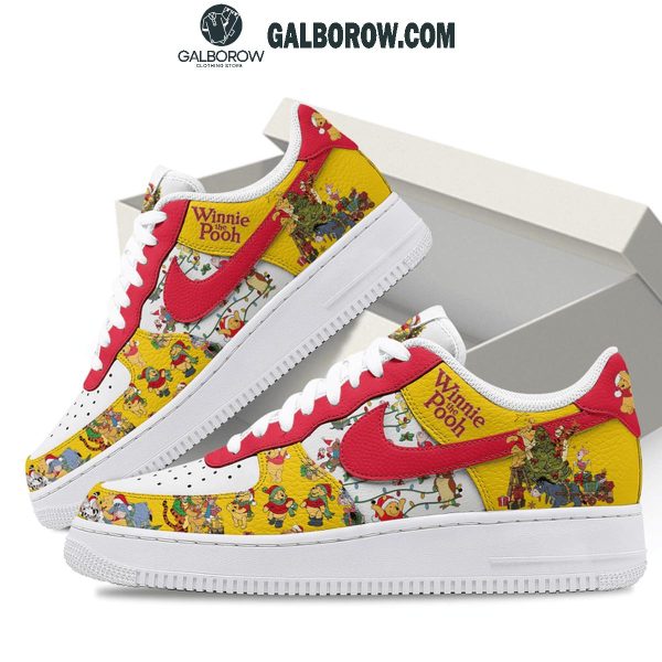 Winnie The Pooh Celebrating Christmas 2024 With Friends Air Force 1 Shoes