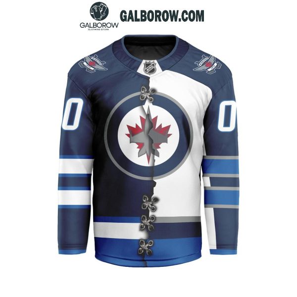 Winnipeg Jets 2024 Home Mix Away Personalized Hockey Jersey