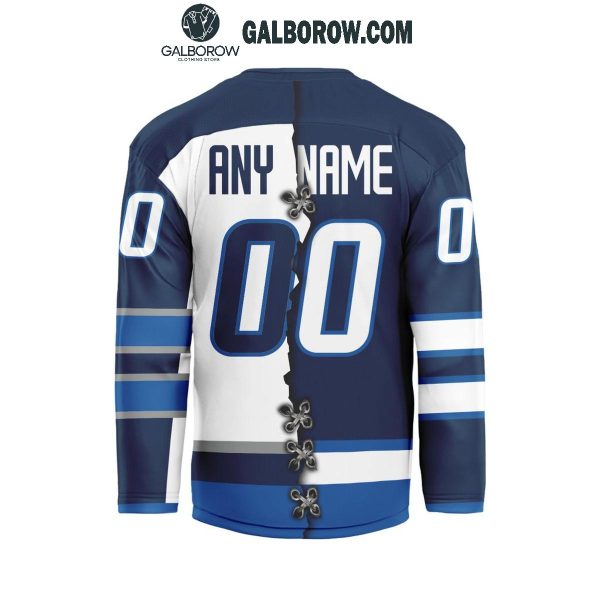 Winnipeg Jets 2024 Home Mix Away Personalized Hockey Jersey