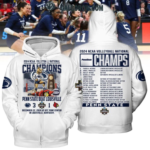 2024 NCAA Volleyball National Champions Penn State Beat Louisville Hoodie T Shirt