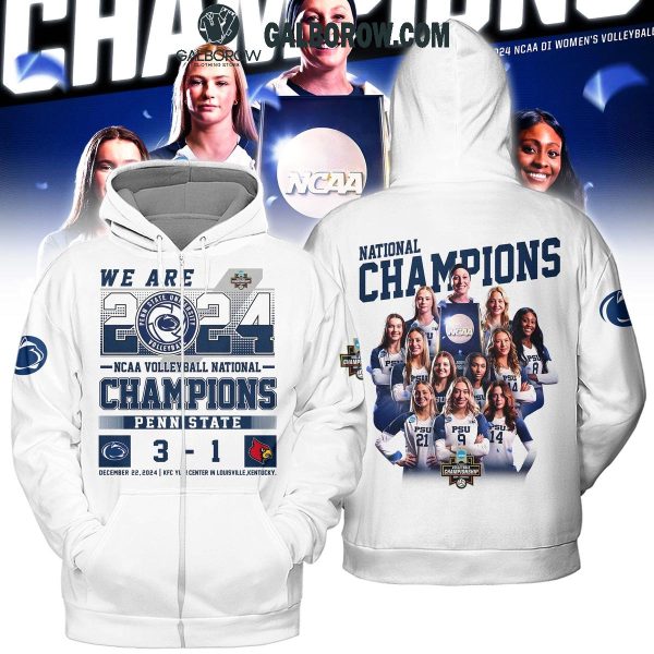 2024 NCAA Volleyball National Champions We Are Penn State Hoodie T Shirt