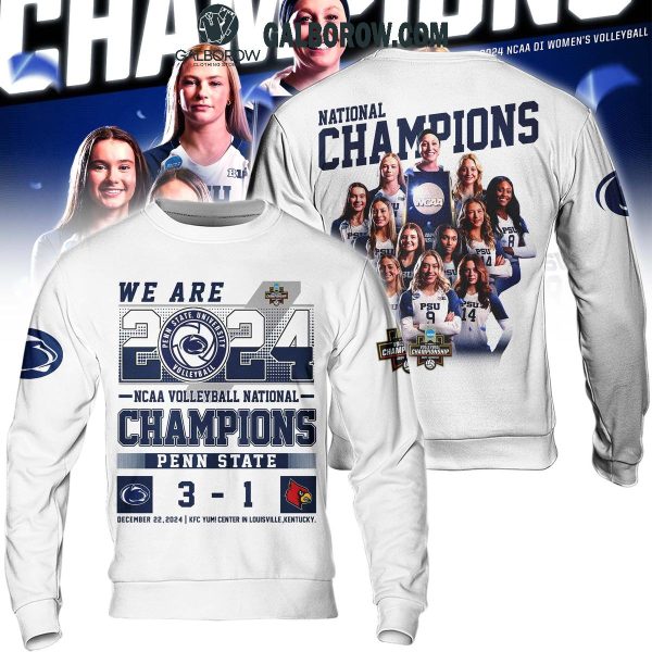 2024 NCAA Volleyball National Champions We Are Penn State Hoodie T Shirt