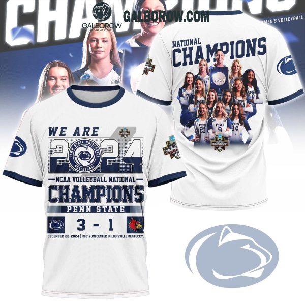 2024 NCAA Volleyball National Champions We Are Penn State Hoodie T Shirt