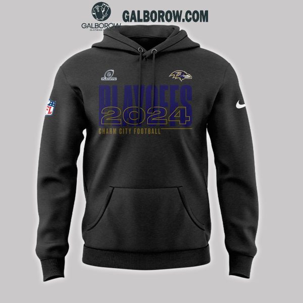 2024 NFL Playoffs Baltimore Ravens Hoodie T Shirt