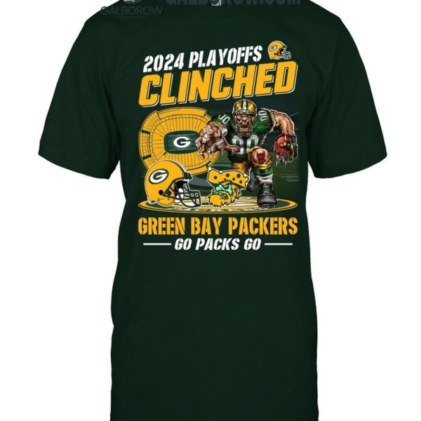 2024 Playoffs Clinched Green Bay Packers T Shirt