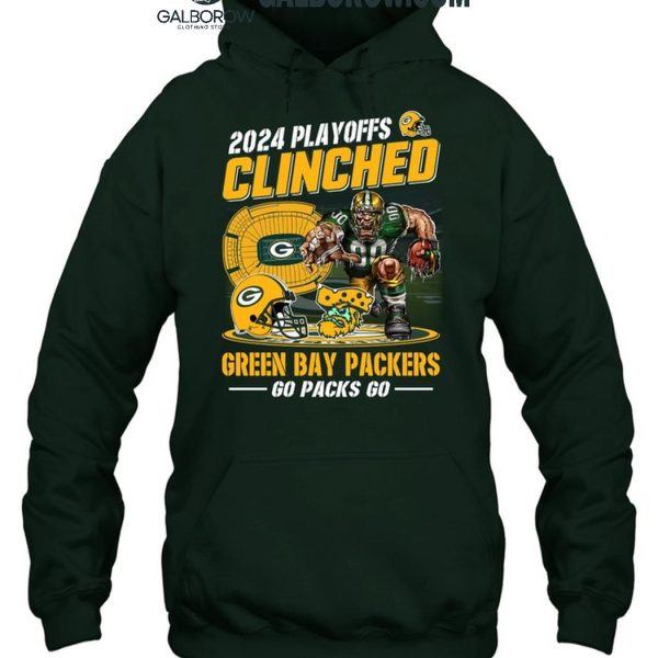 2024 Playoffs Clinched Green Bay Packers T Shirt