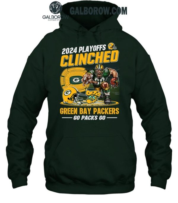 2024 Playoffs Clinched Green Bay Packers T Shirt