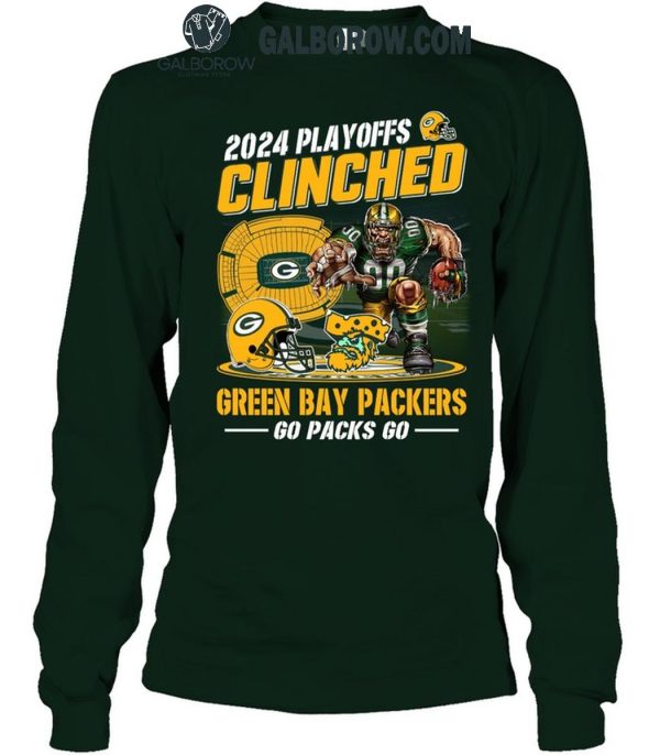 2024 Playoffs Clinched Green Bay Packers T Shirt