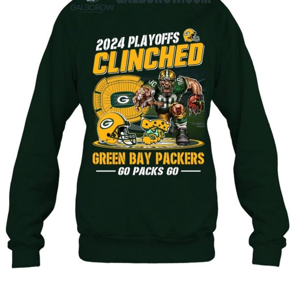 2024 Playoffs Clinched Green Bay Packers T Shirt