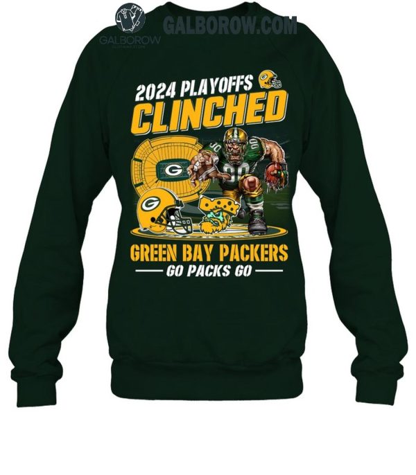 2024 Playoffs Clinched Green Bay Packers T Shirt