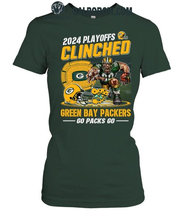 2024 Playoffs Clinched Green Bay Packers T Shirt