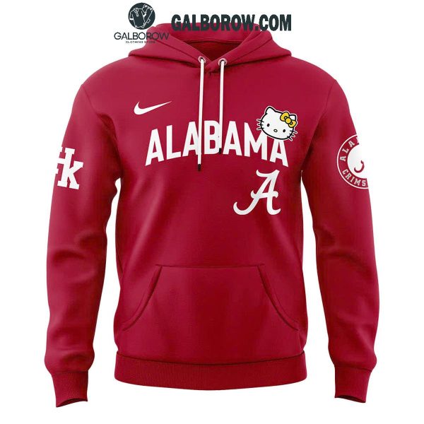 Alabama Crimson Tide 2024 Hello Kitty 50 Season’s Greeting Hoodie T-Shirt