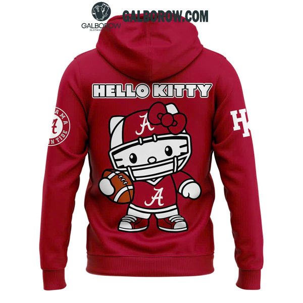 Alabama Crimson Tide 2024 Hello Kitty 50 Season’s Greeting Hoodie T-Shirt