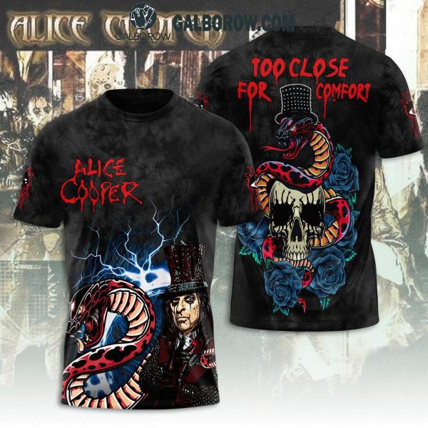 Alice Cooper Too Close For Comfort Hoodie T-Shirt