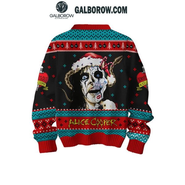 Alice Cooper Welcome To My Nightmare Christmas Ugly Sweater