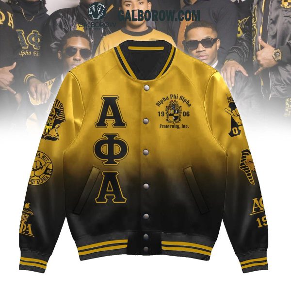 Alpha Phi Alpha 1906 Fraternity Personalized Baseball Jacket