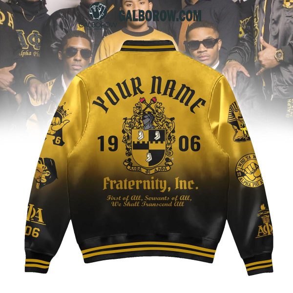 Alpha Phi Alpha 1906 Fraternity Personalized Baseball Jacket