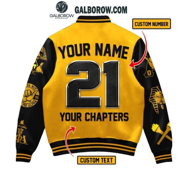 Alpha Phi Alpha Fraternity Inc. 1906 In My DNA Personalized Baseball Jacket