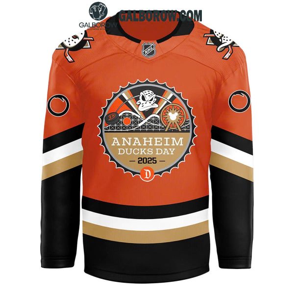 Anaheim Ducks Day Celebration 2025 Personalized Hockey Jersey