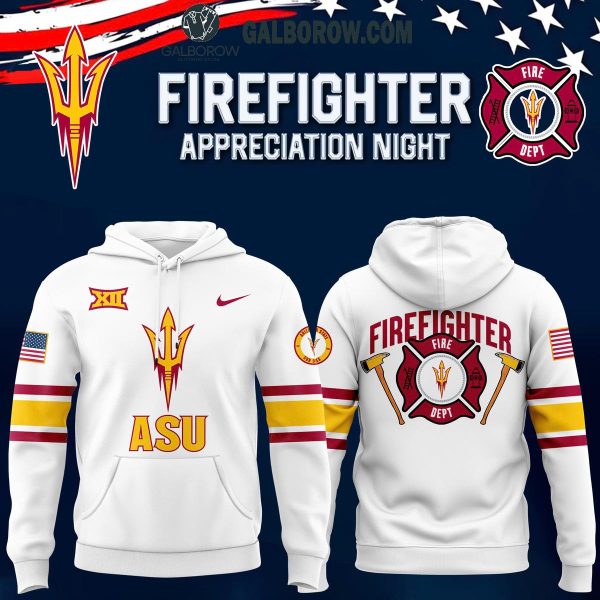 Arizona State Sun Devils 2024 Firefighter Heroes Appreciation Hoodie T-Shirt