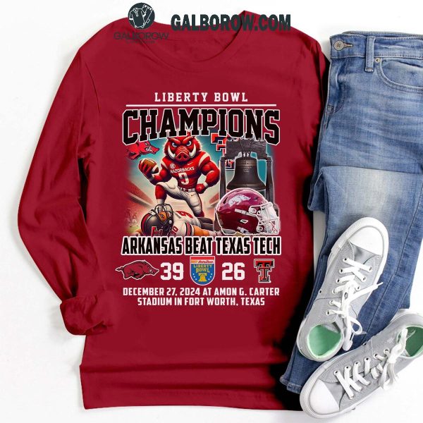 Arkansas Razorbacks Beat Texas Tech Champions 2024 T Shirt