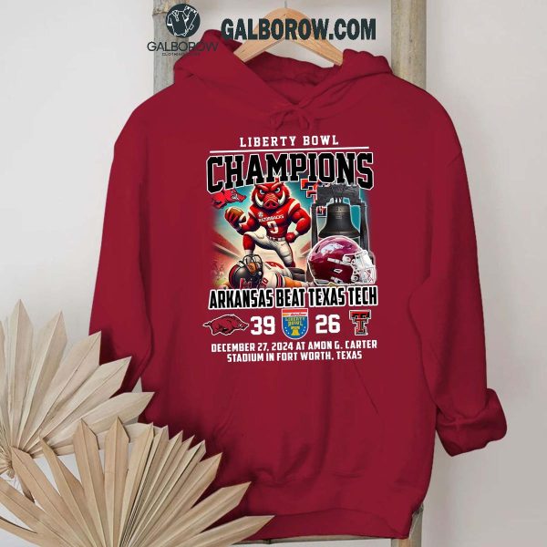 Arkansas Razorbacks Beat Texas Tech Champions 2024 T Shirt