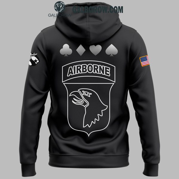 Army Black Knights 2024 AAC Champions Airborne Branches Hoodie T-Shirt