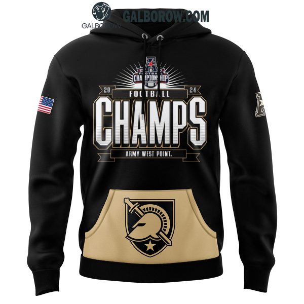 Army Black Knights 2024 American Athletic Conference Champions Hoodie T-Shirt