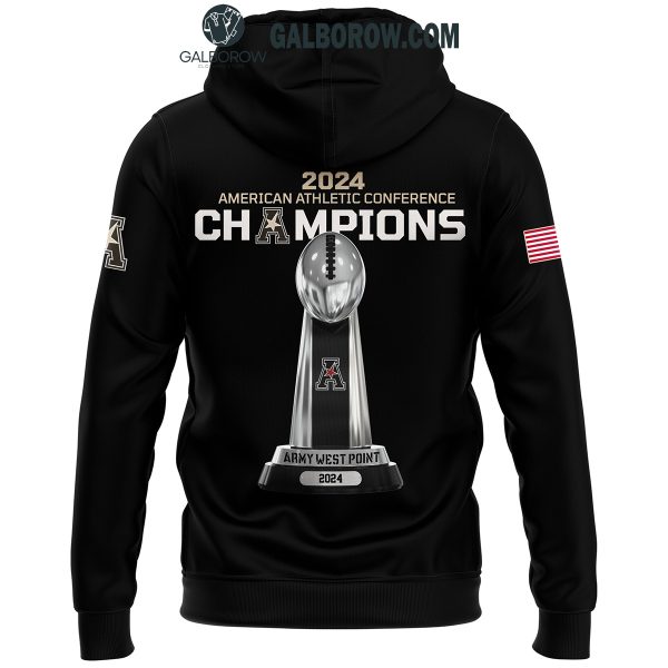 Army Black Knights 2024 American Athletic Conference Champions Hoodie T-Shirt