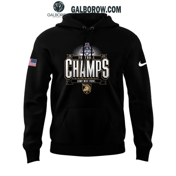 Army Black Knights Celebrating American Athletic Conference Champions Hoodie T-Shirt