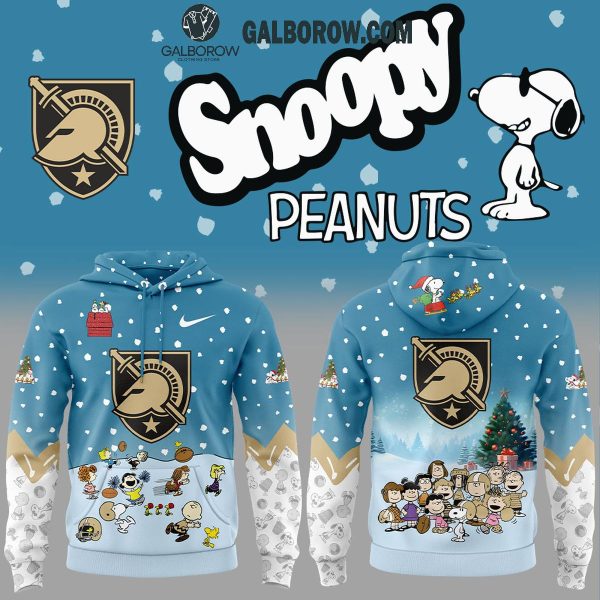 Army Black Knights Peanuts Snoopy Charlie Brown Christmas Hoodie T-Shirt