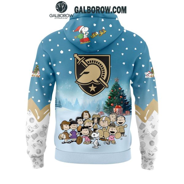 Army Black Knights Peanuts Snoopy Charlie Brown Christmas Hoodie T-Shirt