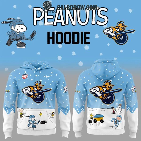 Atlanta Gladiators 2024 Winter Snoopy Holidays Peanuts Hoodie T-Shirt