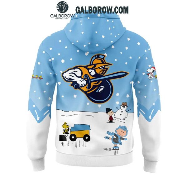 Atlanta Gladiators 2024 Winter Snoopy Holidays Peanuts Hoodie T-Shirt