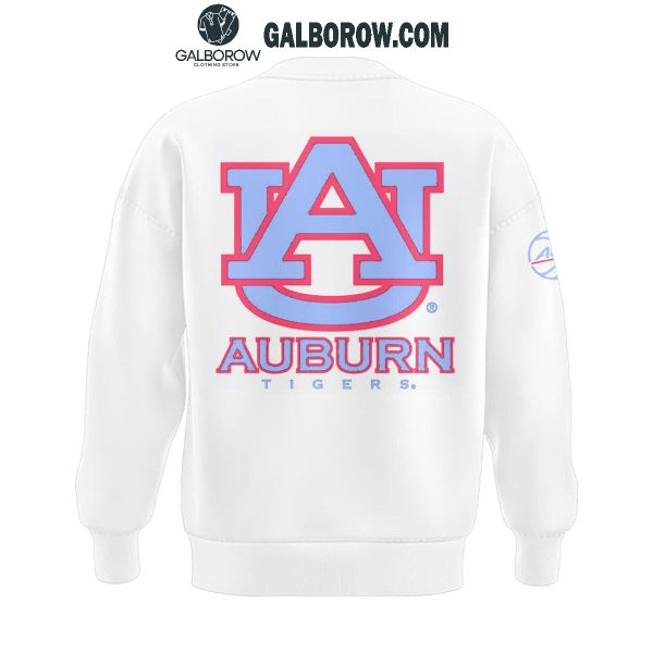 Auburn Tigers Men’s Basketball Full White New Face For 2025 Hoodie T-Shirt