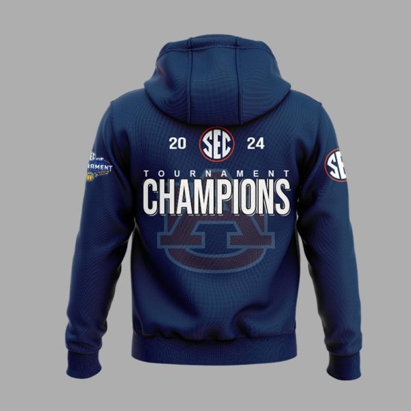 Auburn Tigers Men’s Basketball Champs SEC Tournament 2024 Hoodie T-Shirt