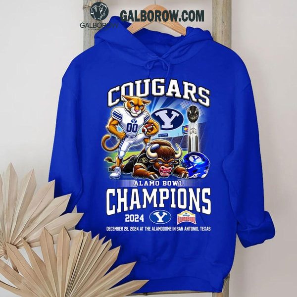 BYU Cougars Let’s Celebrate 2024 Alamo Bowl Champions T-Shirt