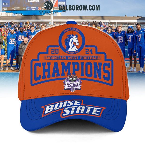 Boise State Broncos Back To Mountain West Champions 2024 Cap