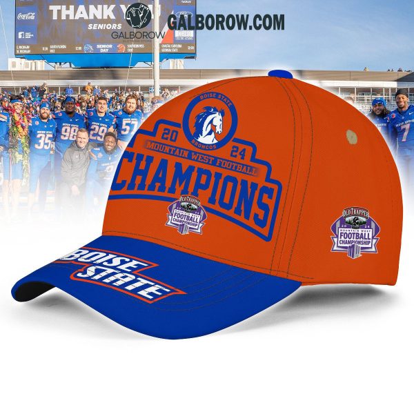 Boise State Broncos Back To Mountain West Champions 2024 Cap