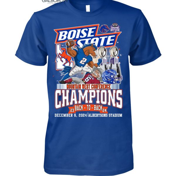 Boise State Broncos Mountain West Conference 2024 The Champions T-Shirt