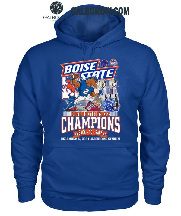 Boise State Broncos Mountain West Conference 2024 The Champions T-Shirt