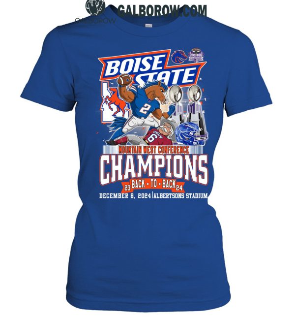 Boise State Broncos Mountain West Conference 2024 The Champions T-Shirt