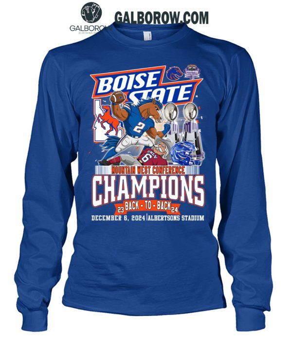 Boise State Broncos Mountain West Conference 2024 The Champions T-Shirt