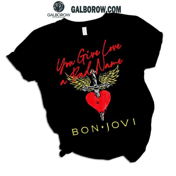 Bon Jovi Christmas You Give Love A Bad Name 2024 Fleece Pajamas Set