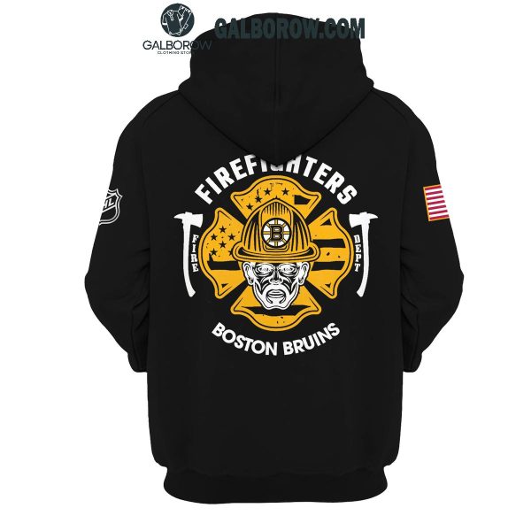 Boston Bruins 2024 Firefighter Appreciation Night Honoring Hoodie T-Shirt