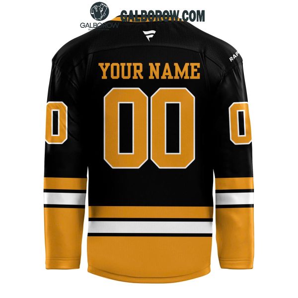 Boston Bruins Celebrating 100th Birthday Throwback 2024 Personalized Hockey Jersey