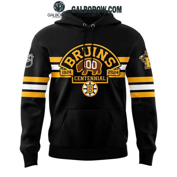 Boston Bruins Celebrating 100th Birthday Throwback Style 2024 Hoodie T-Shirt