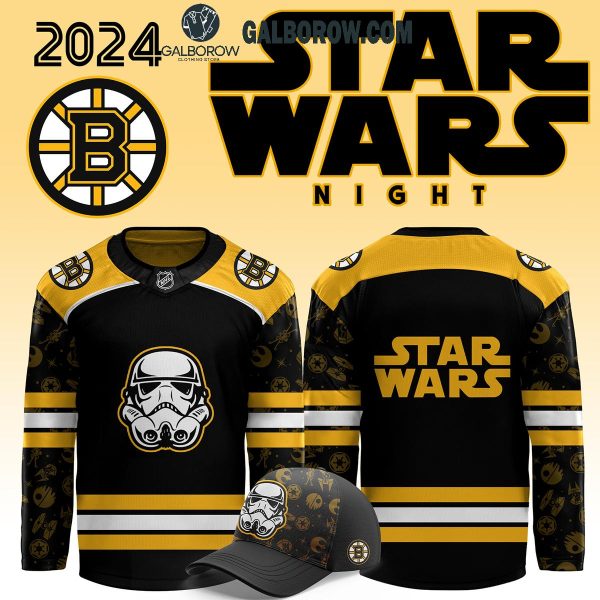 Boston Bruins Celebrating Star Wars Night 2024 Hockey Jersey